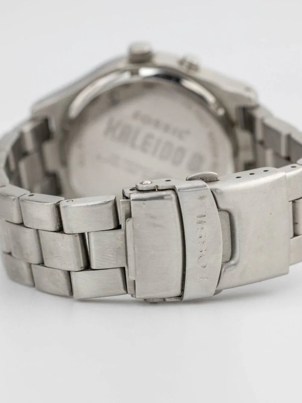 Fossil Kaleido LI2081 Stainless Steel Quartz Analog Men's Watch New Battery